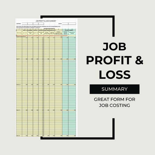 Profit Calculation Excel Form